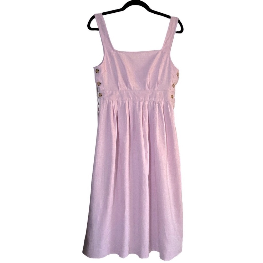 a.n.a Sleeveless Apron Midi Dress / Sundress - Pink​​​​​​​​​​​​​​​​​​​​​​​​​​​